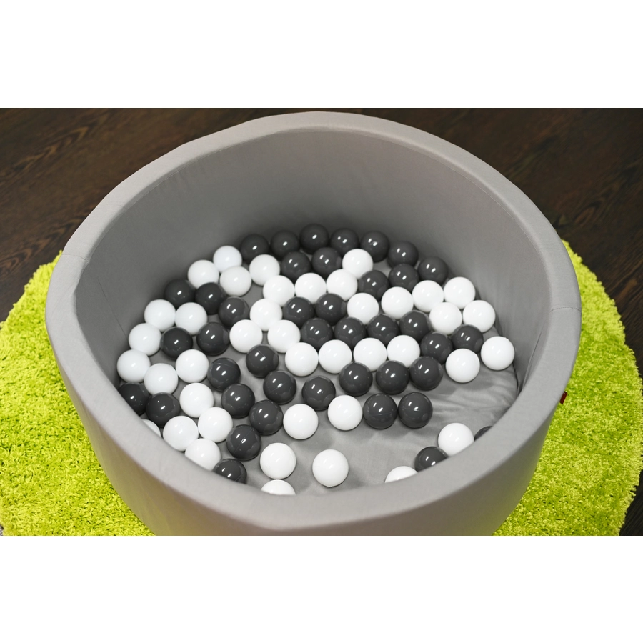 knorr toys® Bällebad soft Grey - 100 balls greywhite grau