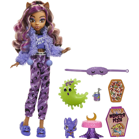 Monster High Creepover Party Clawdeen dukke