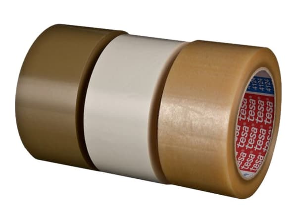 Tesapack Premium 4124 - Pakketape - 75 mm x 66 m - PVC - transparent