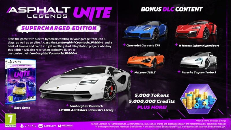 Asphalt Legends Unite - Supercharged Edition - Playstation 5