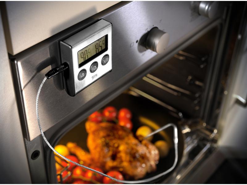 GEFU Fleischthermometer mit Timer Bratenthermometer mit Timer