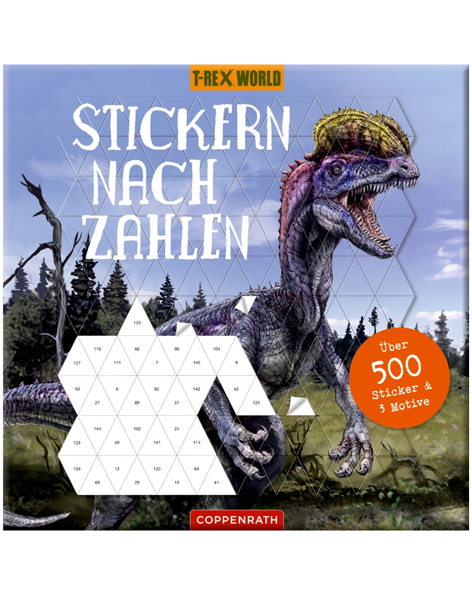 Stickern nach Zahlen T-REX WORLD