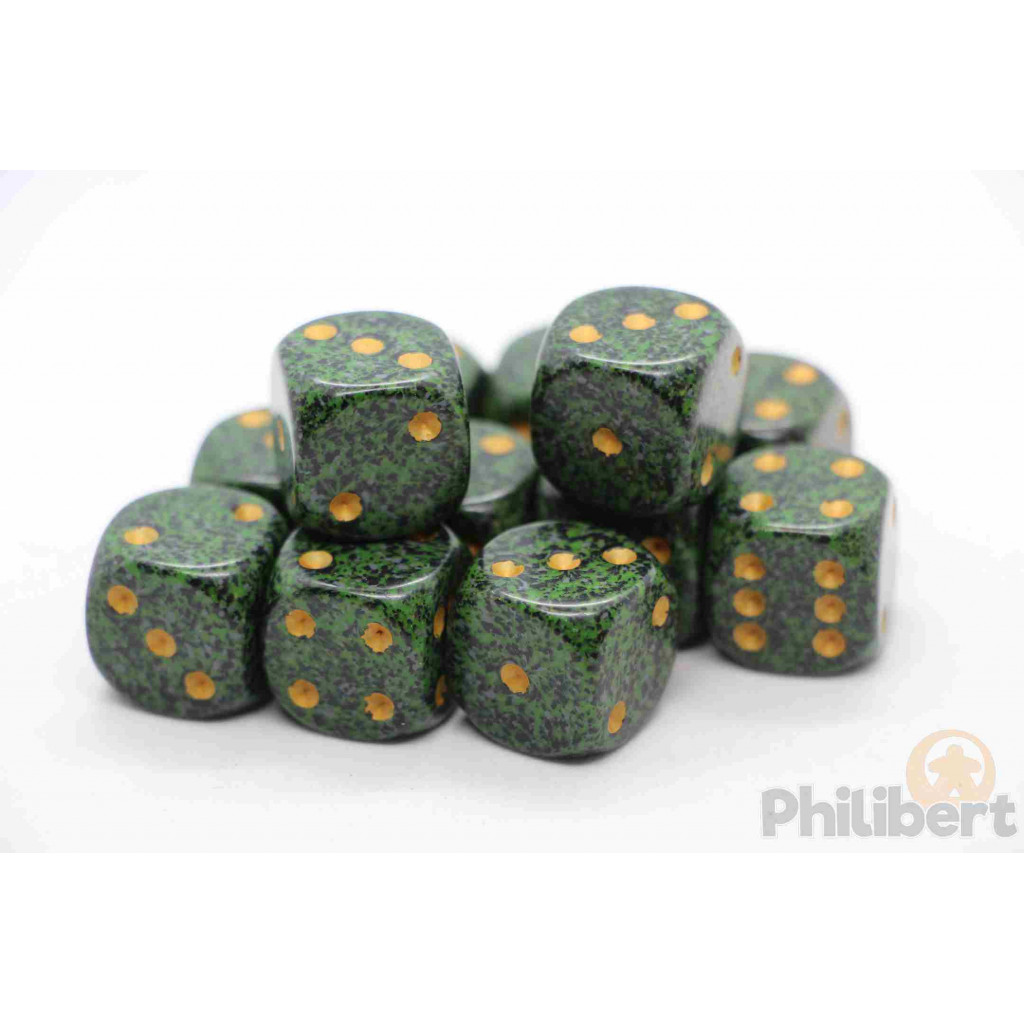 Set de 12 Dés 6 Faces Speckled