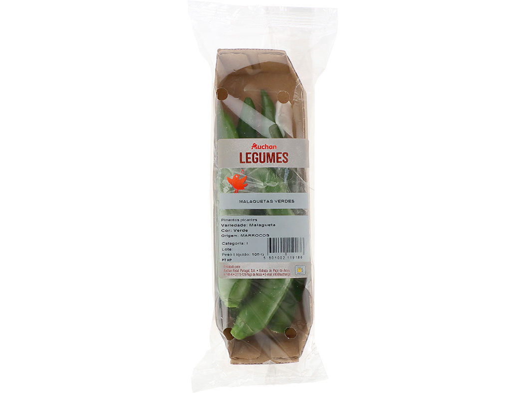 MALAGUETA VERDE AUCHAN 100 G