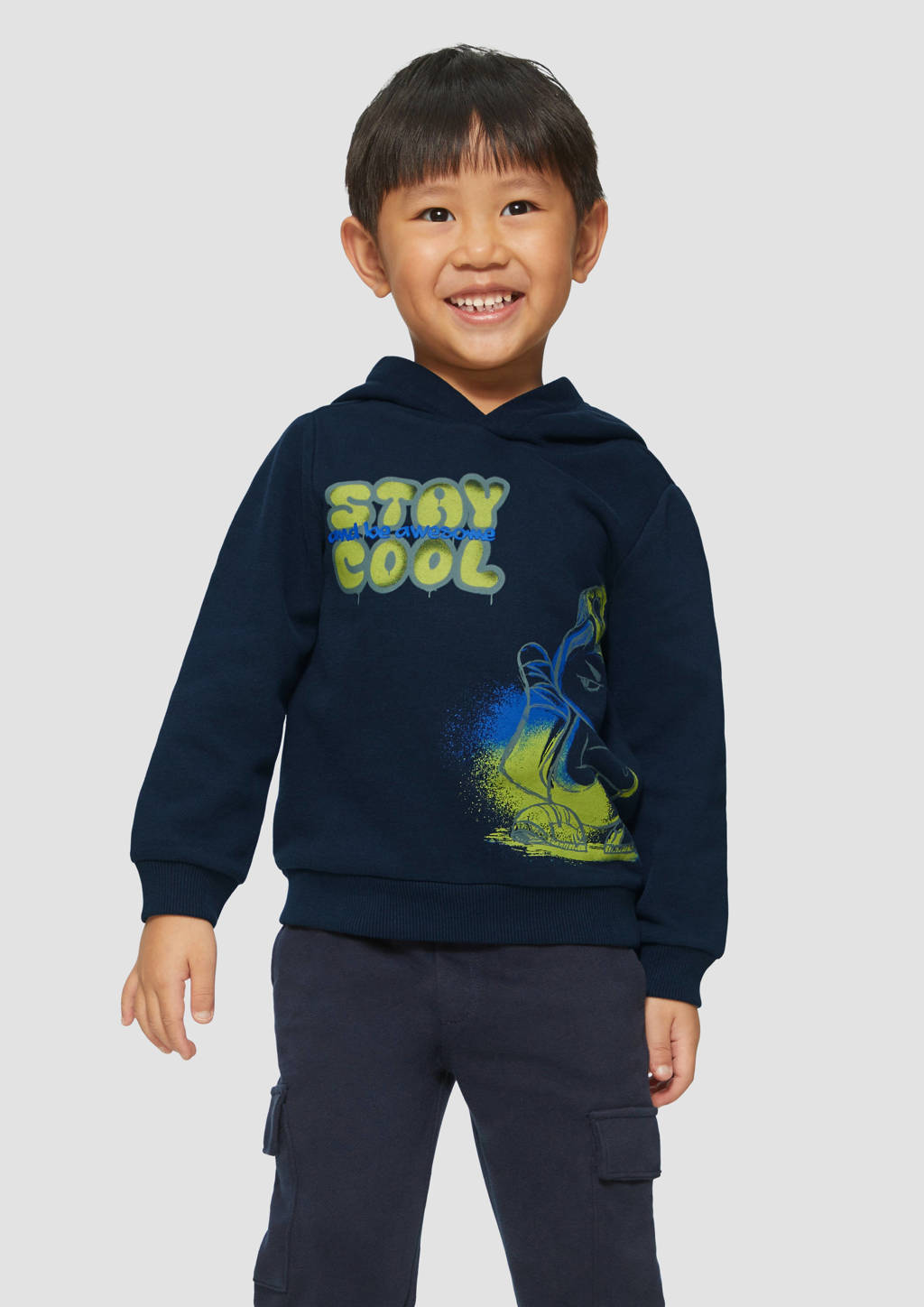 s.Oliver hoodie blauw