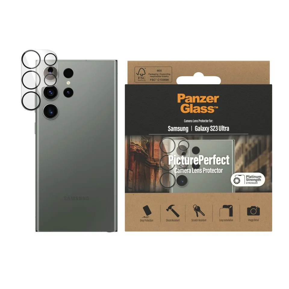 PanzerGlass - Linsebeskyttelse - Samsung Galaxy S23 Ultra