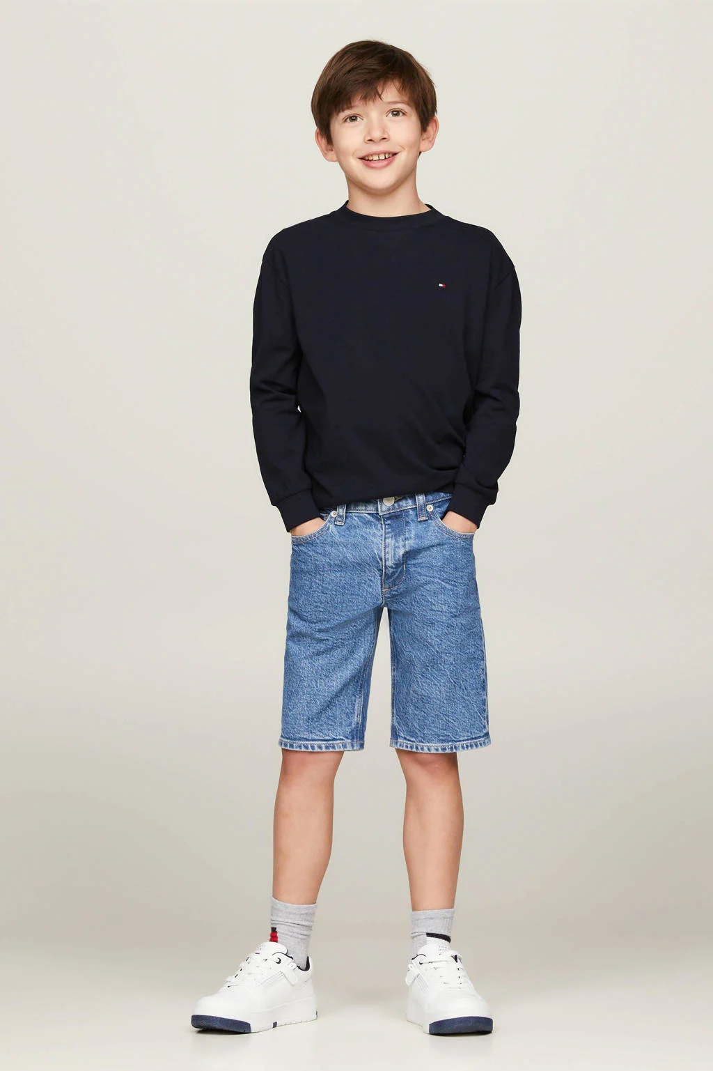 Tommy Hilfiger longsleeve donkerblauw