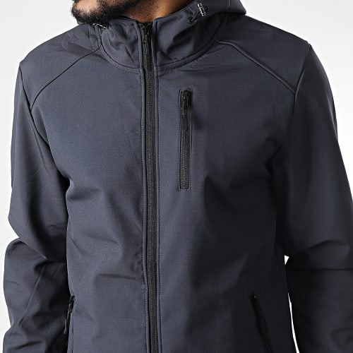 Veste Zippée Capuche AGL013 Gris Anthracite