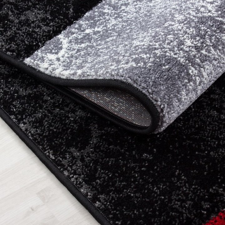 Modern vloerkleed - Tetris Rood 1330 | Sfeervol interieur