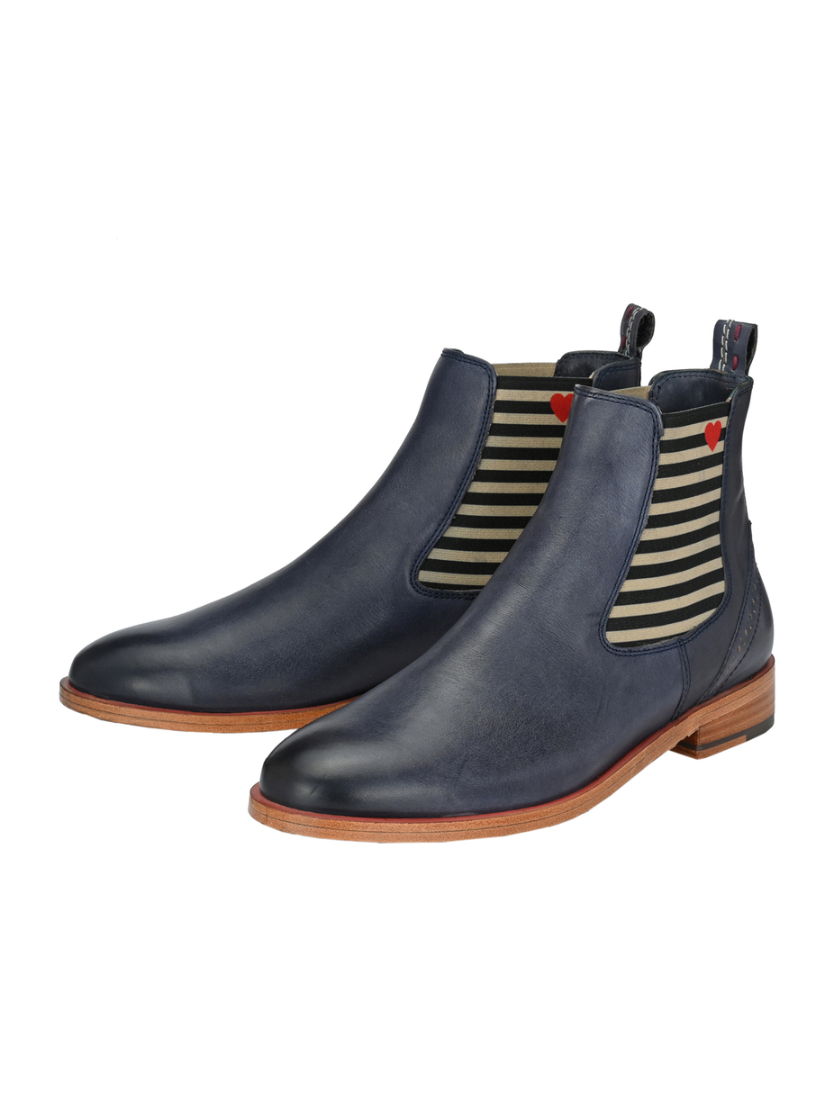 CHELSEA BOOT SUVI MIT STREIFEN UND HERZC