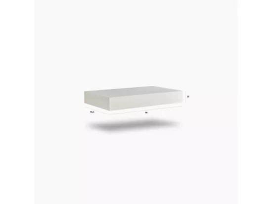 Ensemble de salle de bain 5 pièces ASTRA tabac clair/ pierre blanche