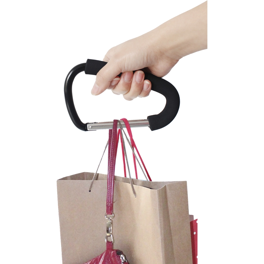 Altabebe Karabinerhaken für Buggy & Kinderwagen schwarz