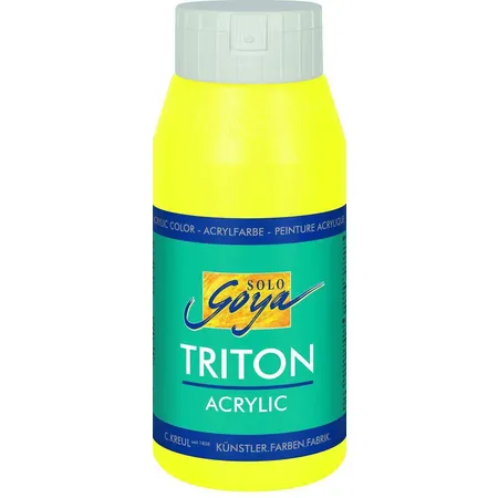 SOLO GOYA Triton Acrylic Fluoreszierend Gelb 750 ml