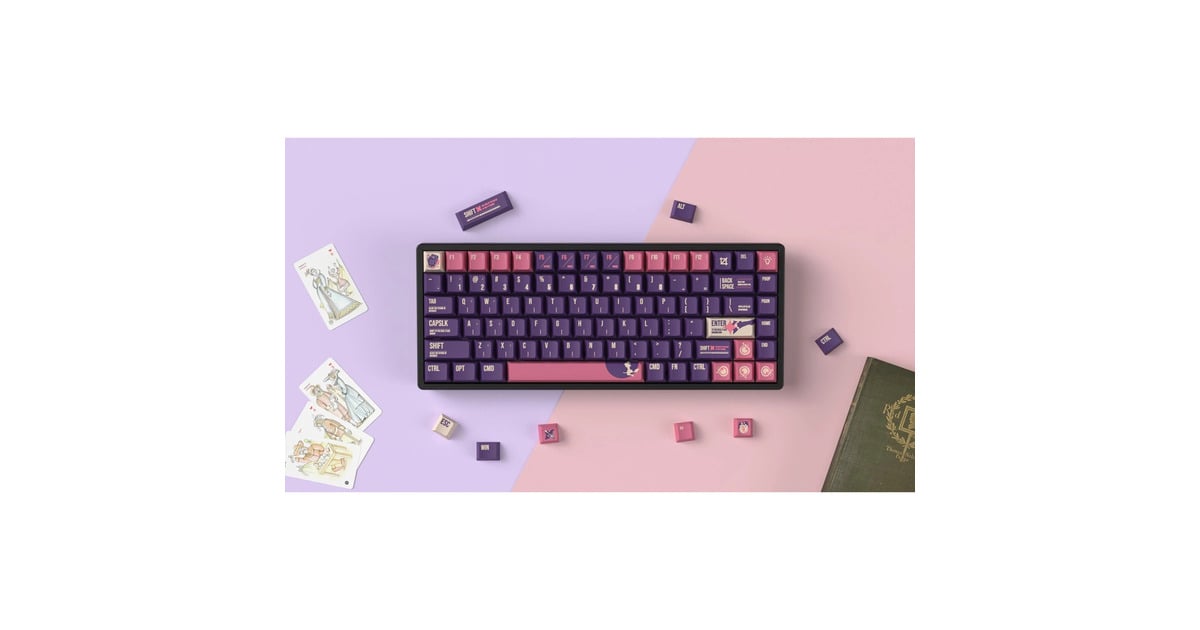 KeychronLunar Witch - Cherry Profiel Dye-Sub PBT Volledige Keycap Set keycaps  (Donkerpaars, 140 stuks)