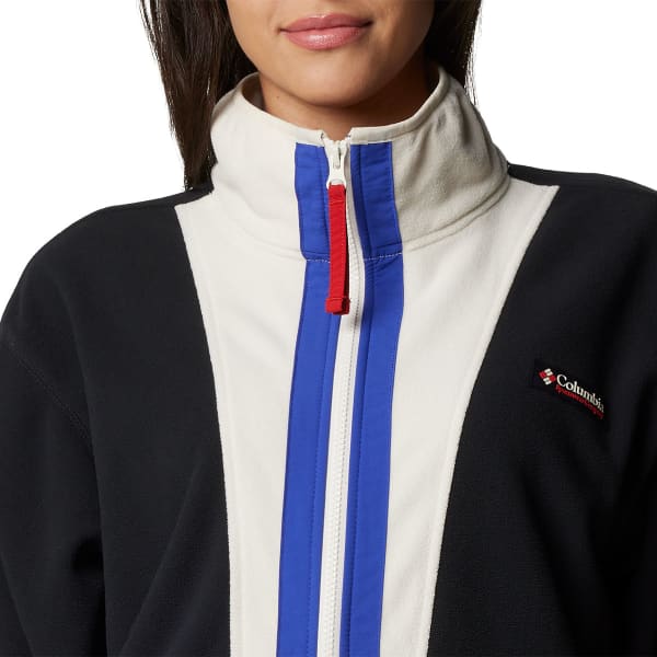 Veste polaire COLUMBIA BACKBOWL II FULL ZIP FLEECE W BLACK/CHALK