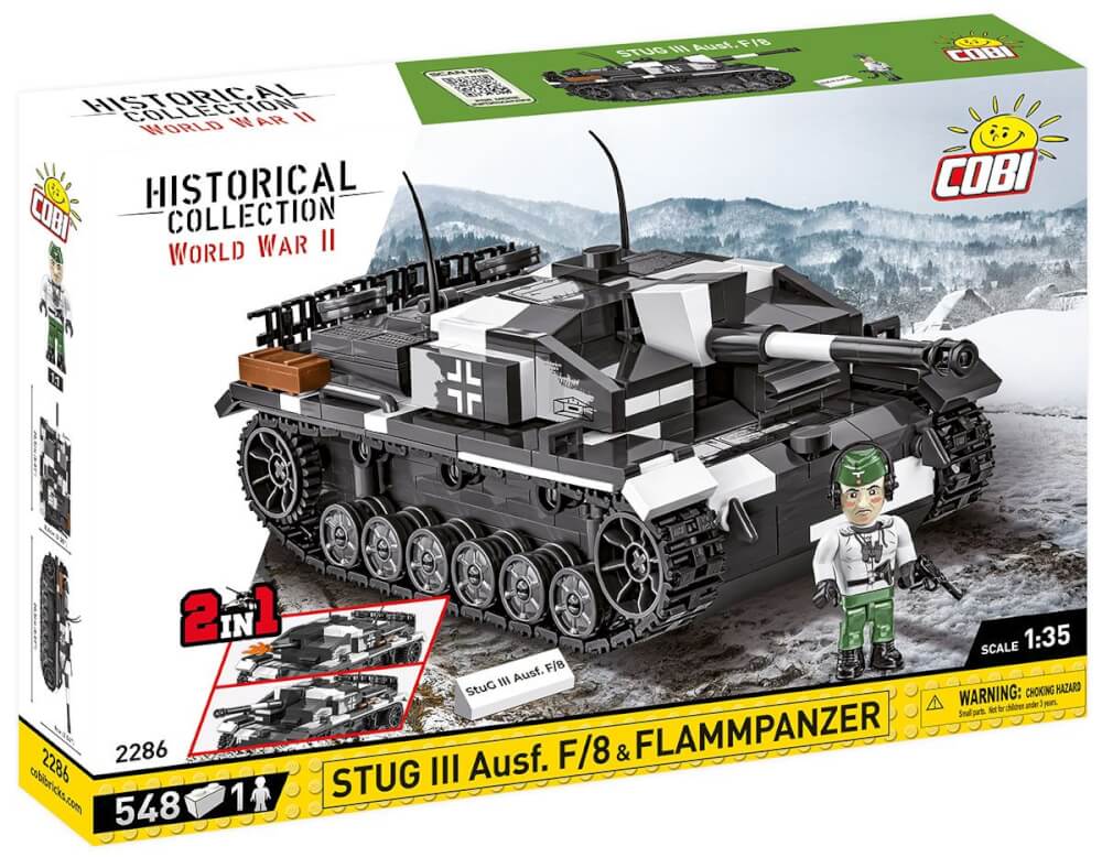 COBI 2286 STUG III Ausf F/Flammpanzer (2in1)