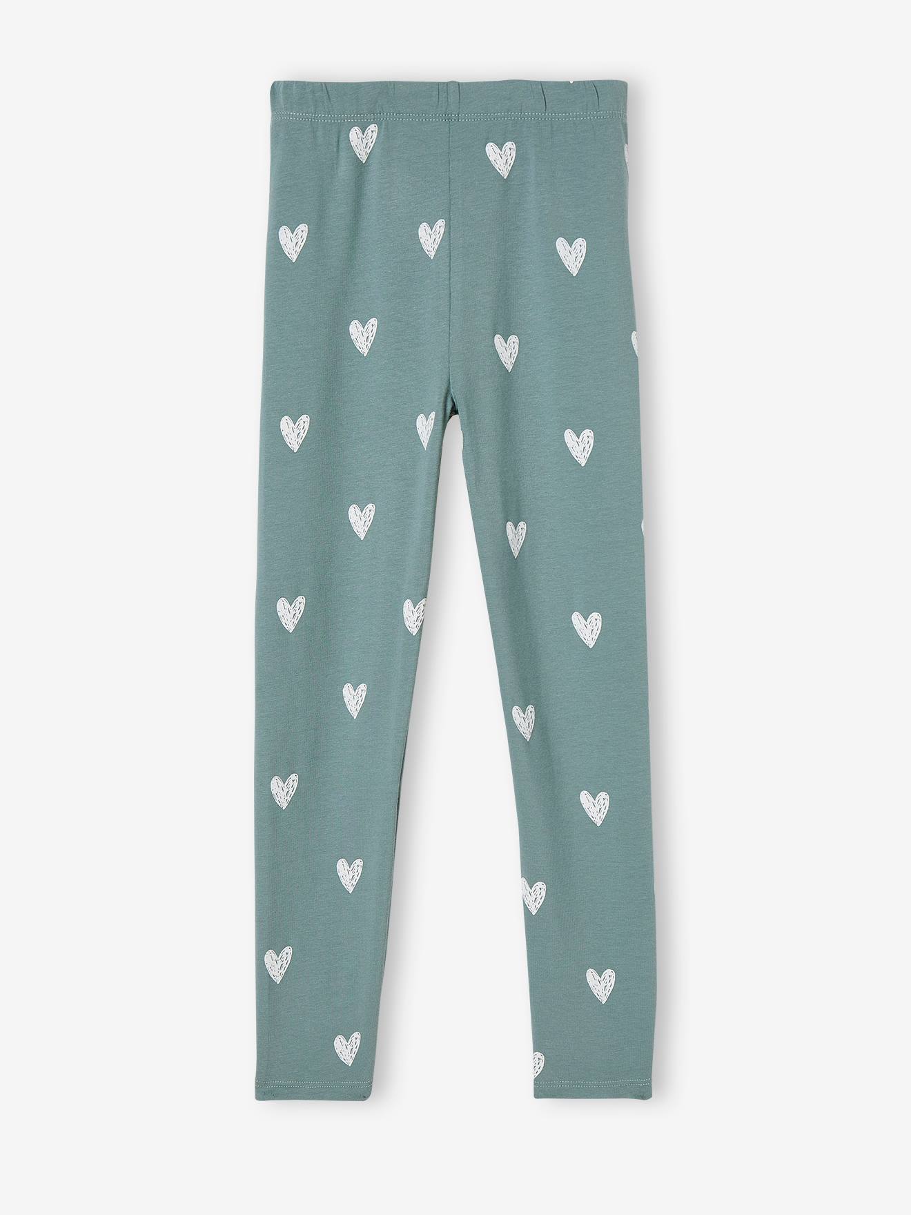 Leggings com estampa de chocolate para meninas