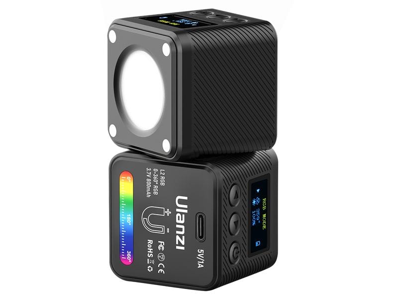 Ulanzi Videoleuchte L2 RGB Magnetischer Lichtwürfel für Content-Creators und Vlogger