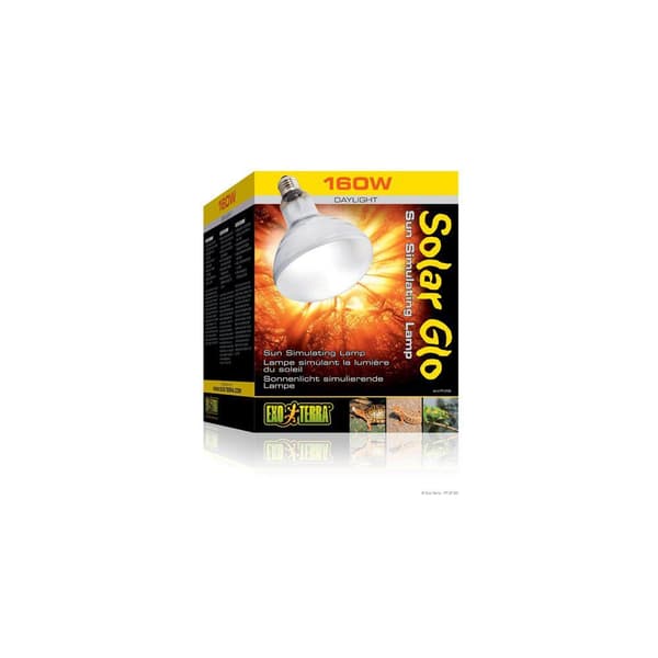 Exoterra Solar Glo 160W Uva/Uvb Varme og sollys E27 - (220.1822)
