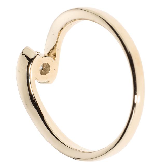 Brillant-Ring,champagner, Silber, 0,25 ct., Gold 375 poliert