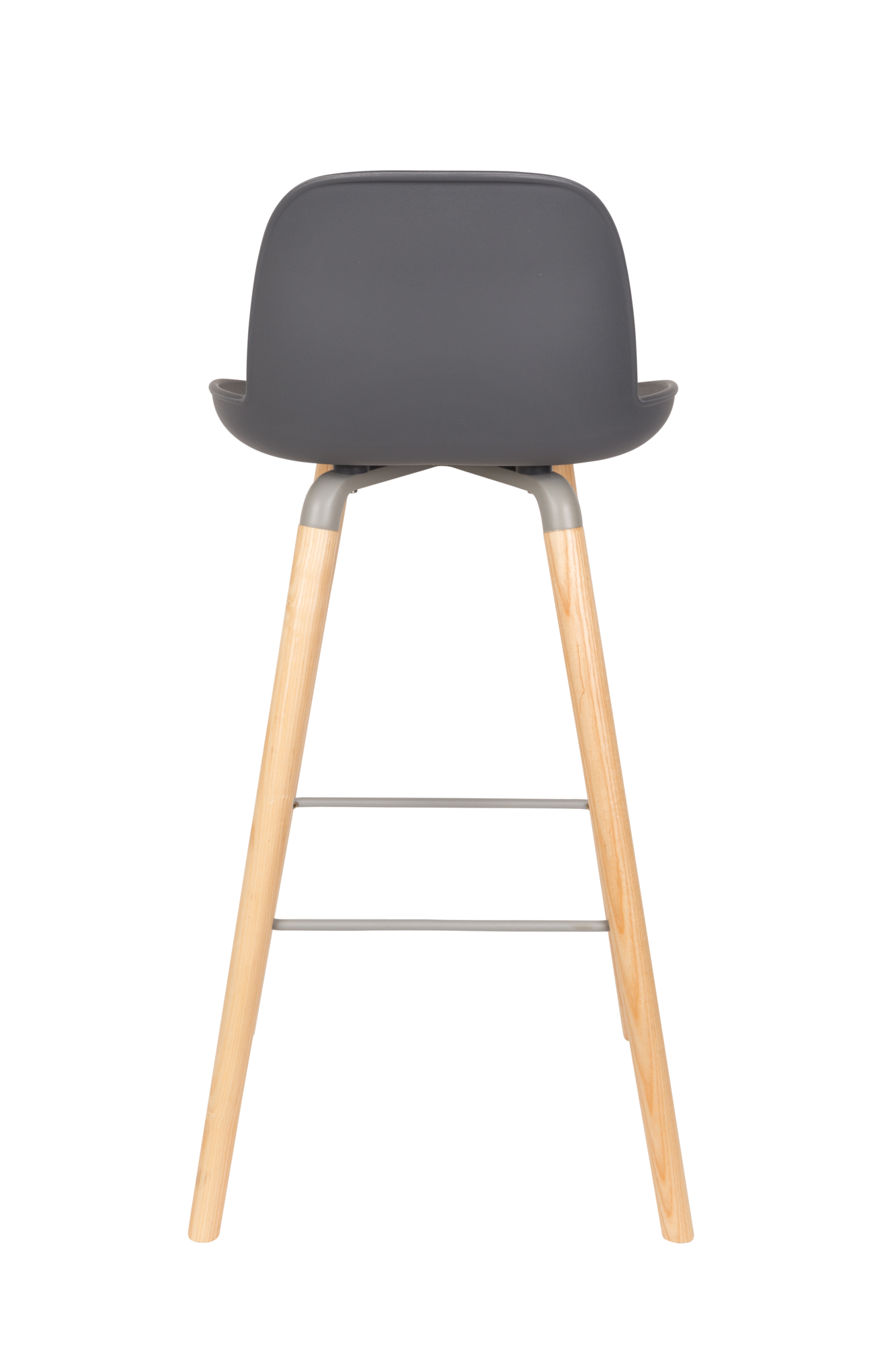 Barkruk Albert Kuip (zithoogte 75 cm) donker grijs - set van 2