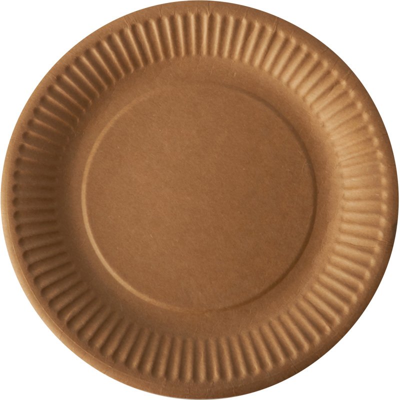 Assiette en carton Ø 19 cm Pure - Lot de 100