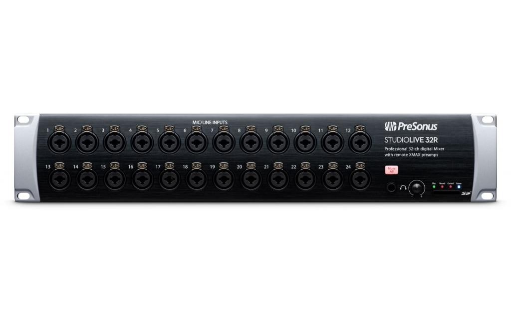 Mischpult StudioLive 32R – 32-Kanal, digital<br>Rackmixer, Stagebox und Audiointerface mit 34 Eingängen und 32 Kanälen