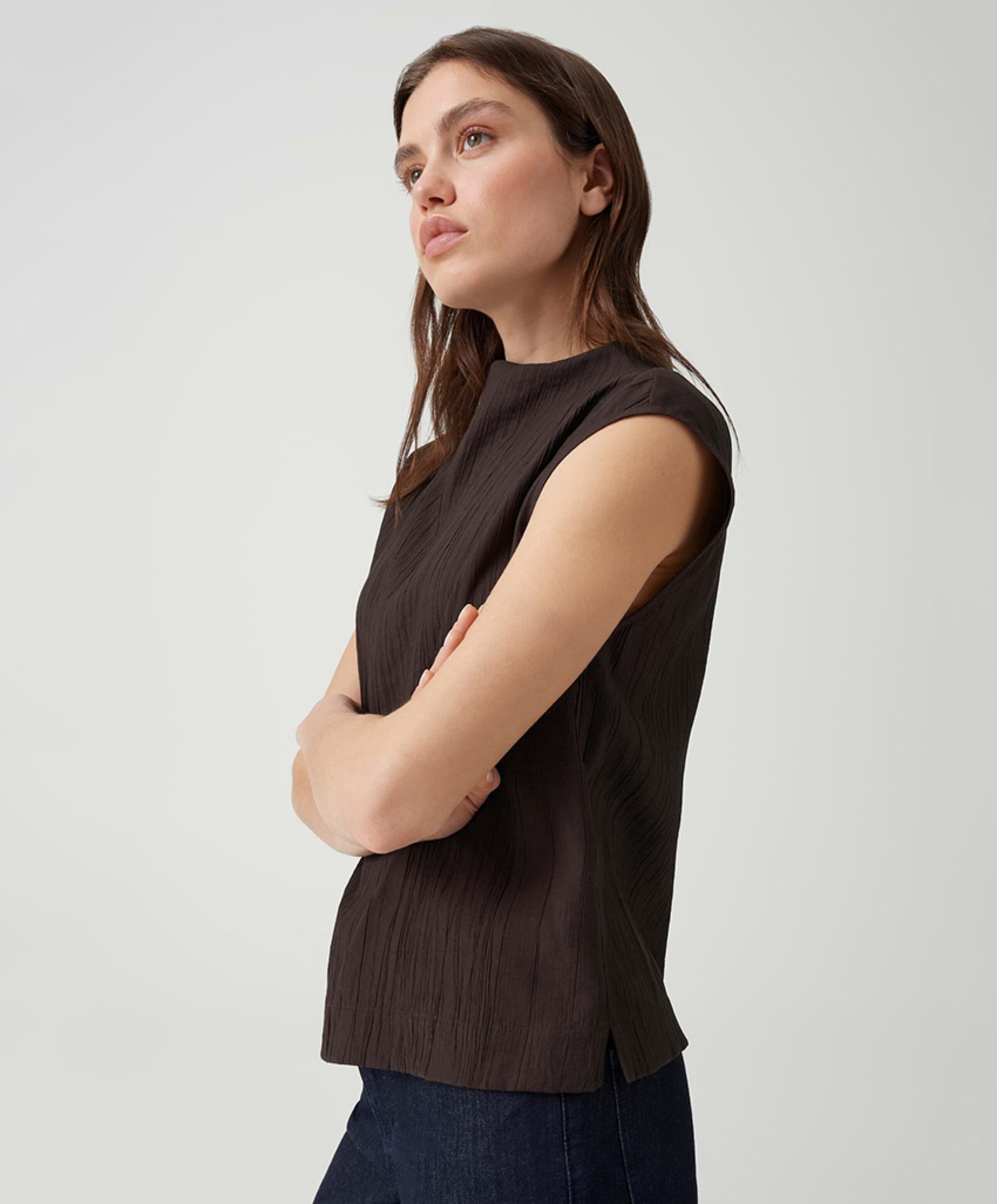 OPUS Dames top bruin