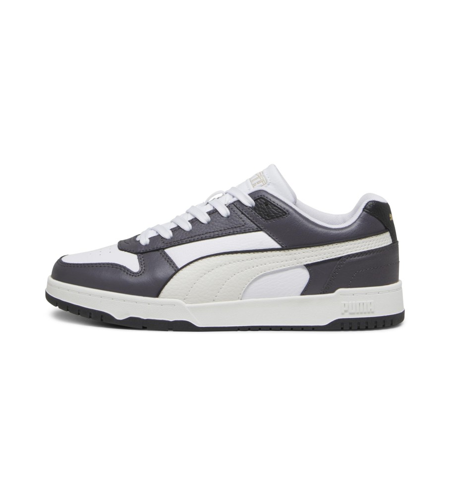 Tênis Puma RBD Game Low, branco e cinza
