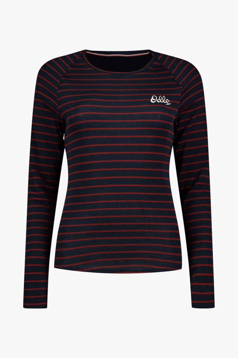 Odlo Active Warm Originals Stripe ECO Damen Thermo Longsleeve
