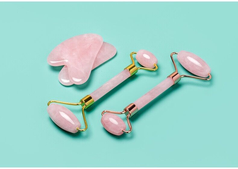 Coolkiss - Stenen gezichtsschraper / Rollermassager / Set (verschillende ontwerpen)