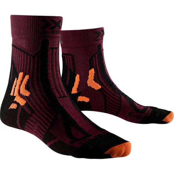 Chaussette running X-SOCKS TRAIL RUN ENERGY SUNSET ORANGE/OPAL BLACK