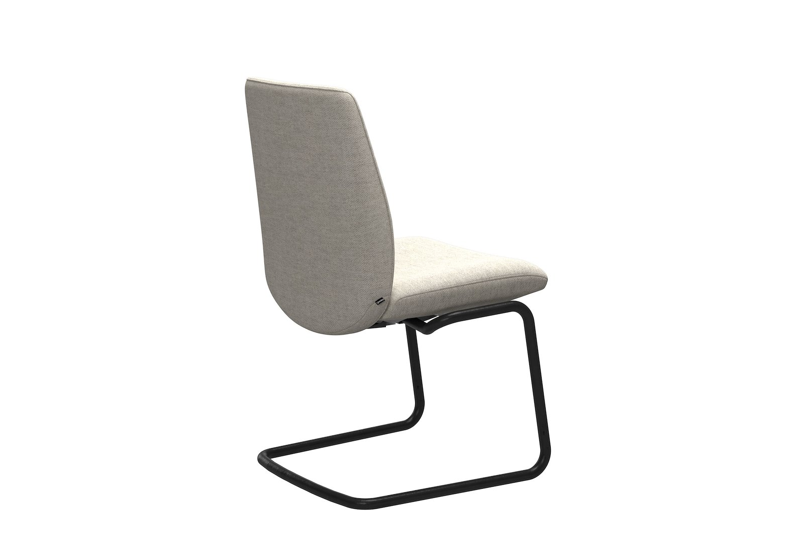 Chilli spisestol Tekstil Peony - Light Beige - Sort