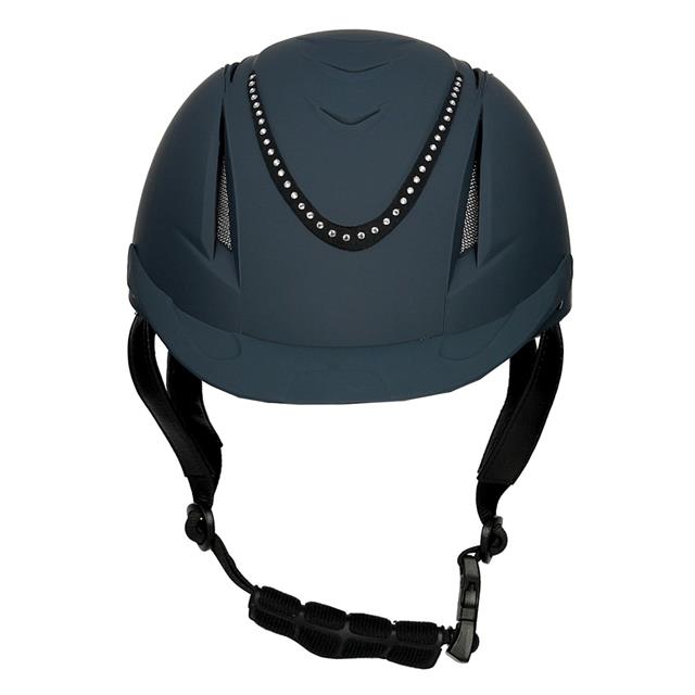 Veiligheidshelm Harry's Horse Chinook Crystal VG1 Donkerblauw