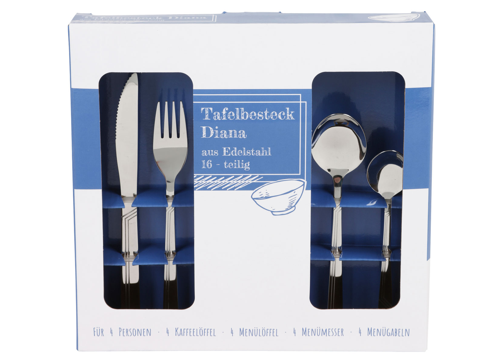 Besteck-Set Diana 16-teilig