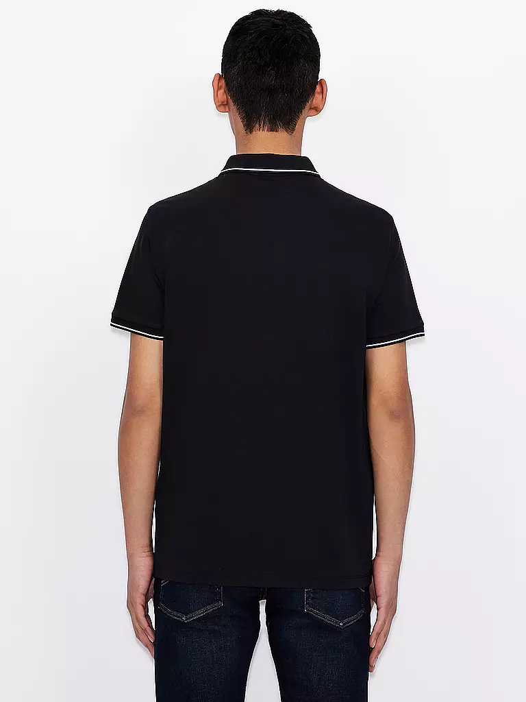 ARMANI EXCHANGE Poloshirt blau