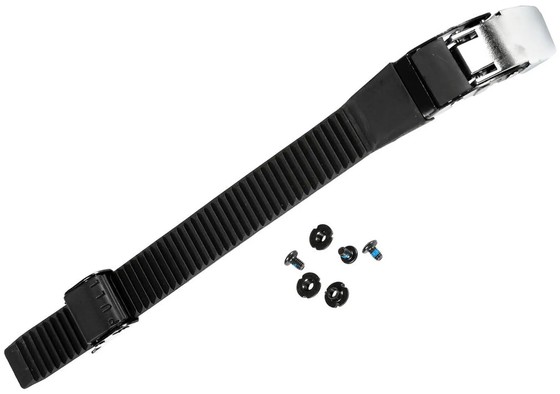 Powerslide Freeskating Sølv Buckle Set - Freeskate Rulleskøjter