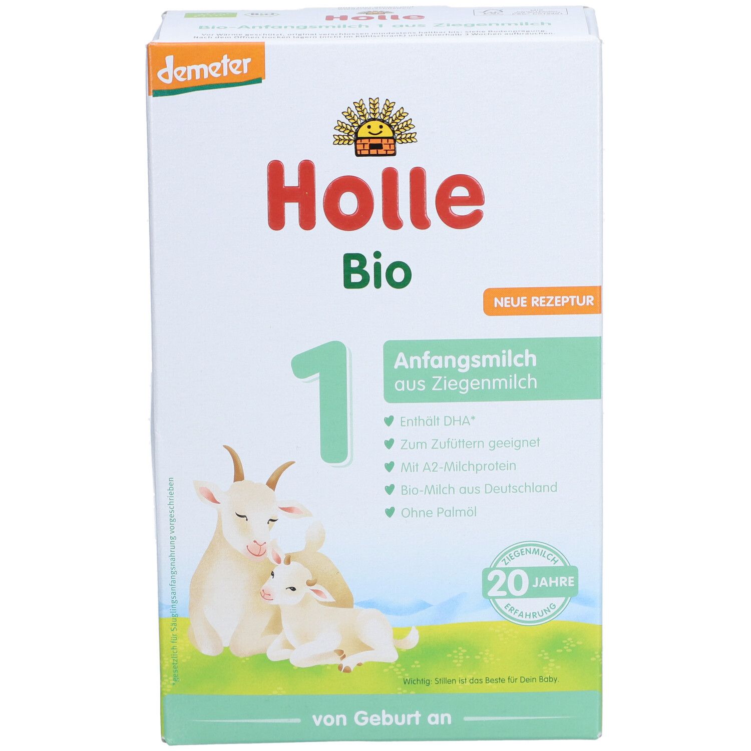 Holle Bio 1 auf Ziegenmilchbasis Anfangsmilch von Geburt an