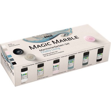 Peinture à marbrer 'Magic Marble' mat, Chalky Living