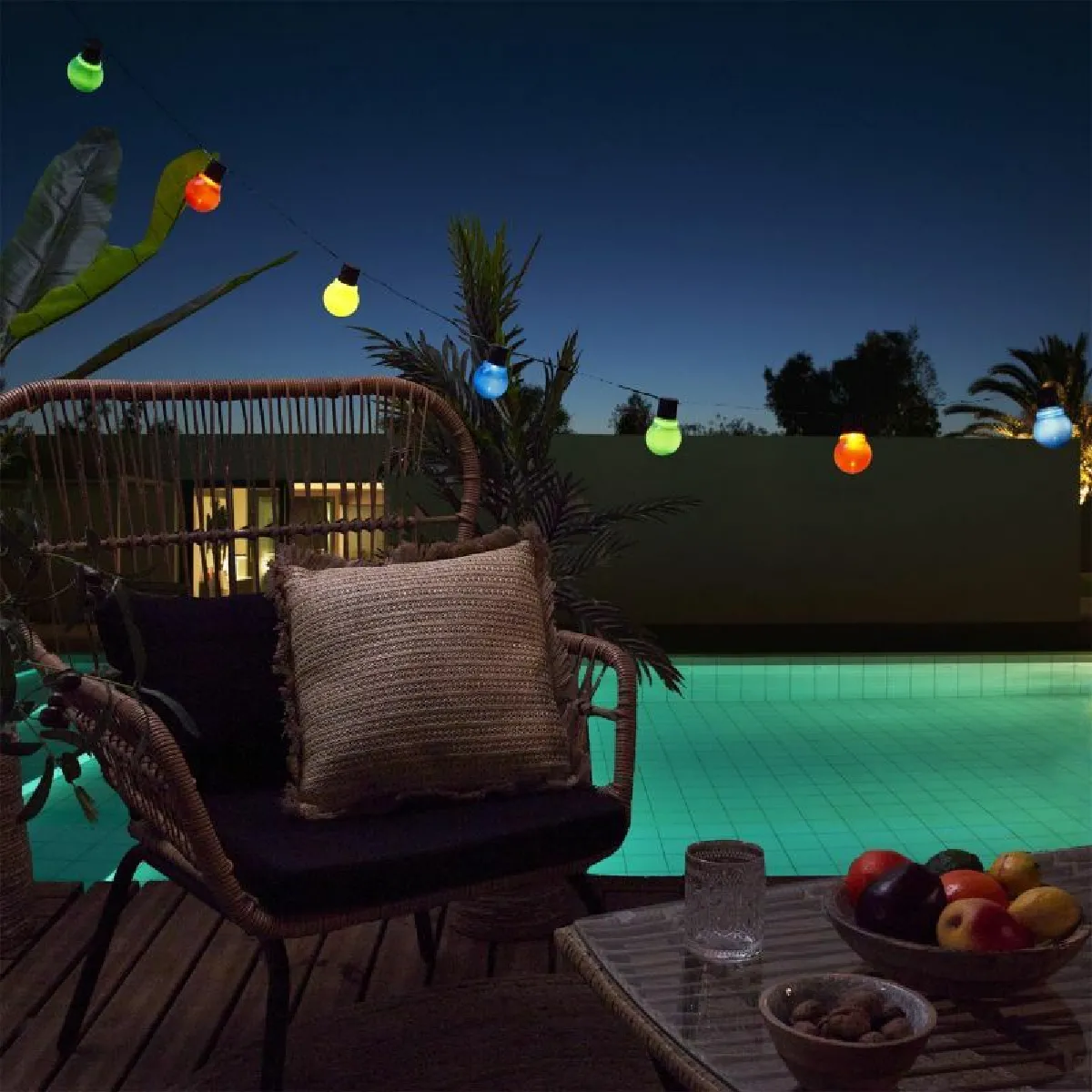 Paris Prix Guirlande Lumineuse Boules - Multicolore
