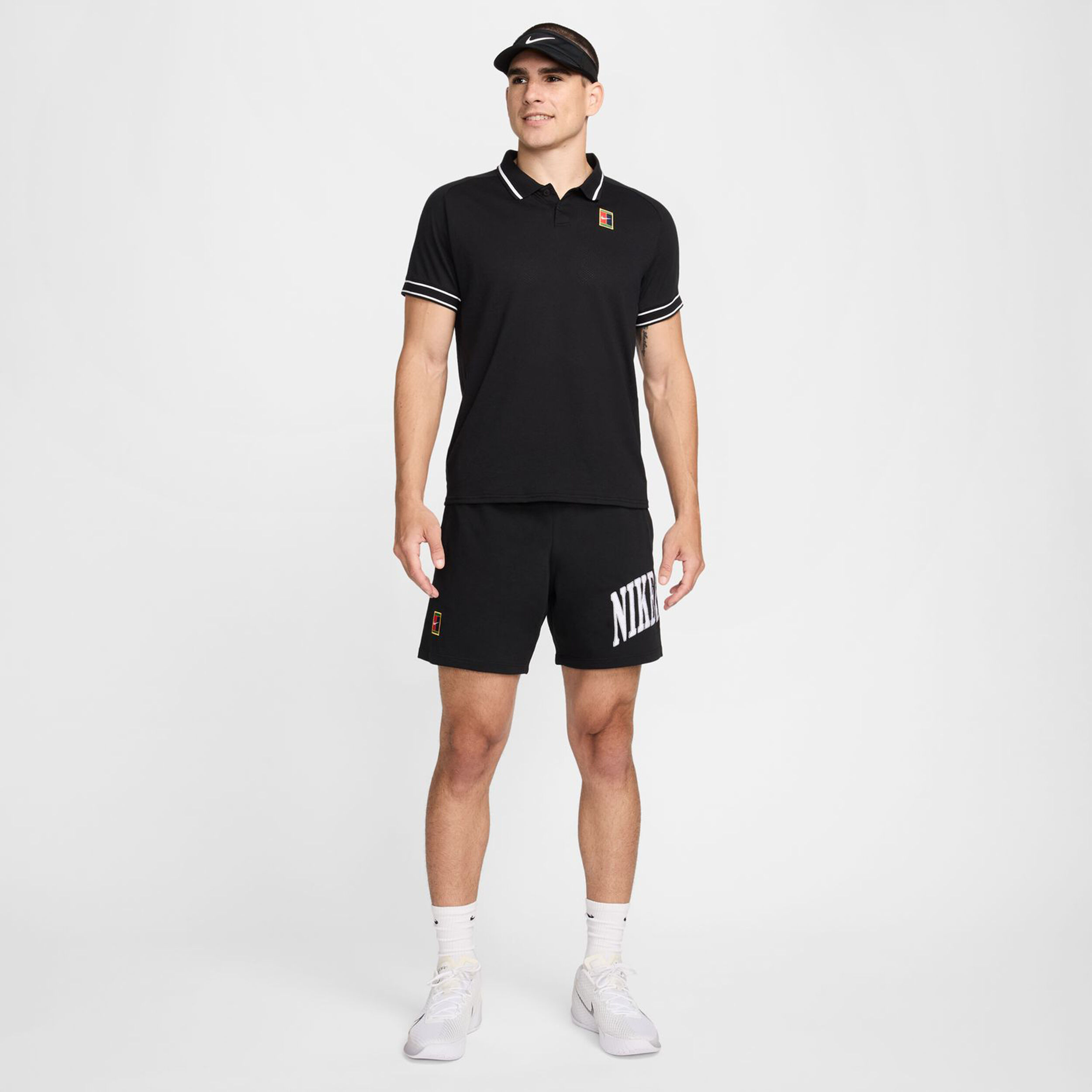 Nike Heritage Polo Hommes - Noir