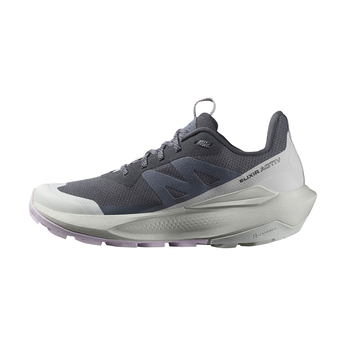 Salomon Elixir Active Gore-Tex vandresko, dame (Glacier Gray / Multi) - Spejder Sport