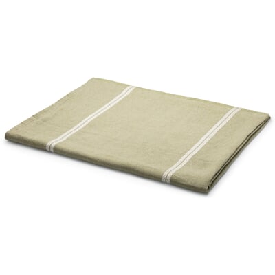 Tischdecke Leinen Melange, Grün, 150 × 260 cm