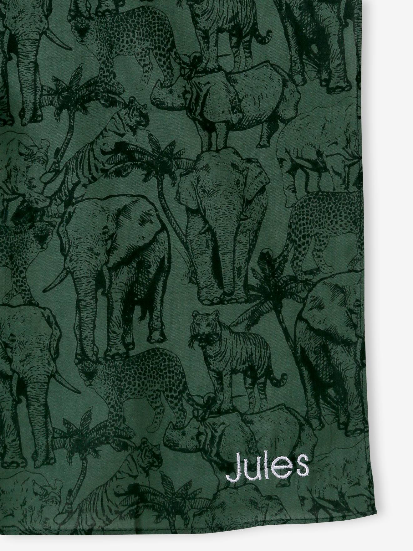 Cachecol de bebê personalizável com estampa animal de líquen.