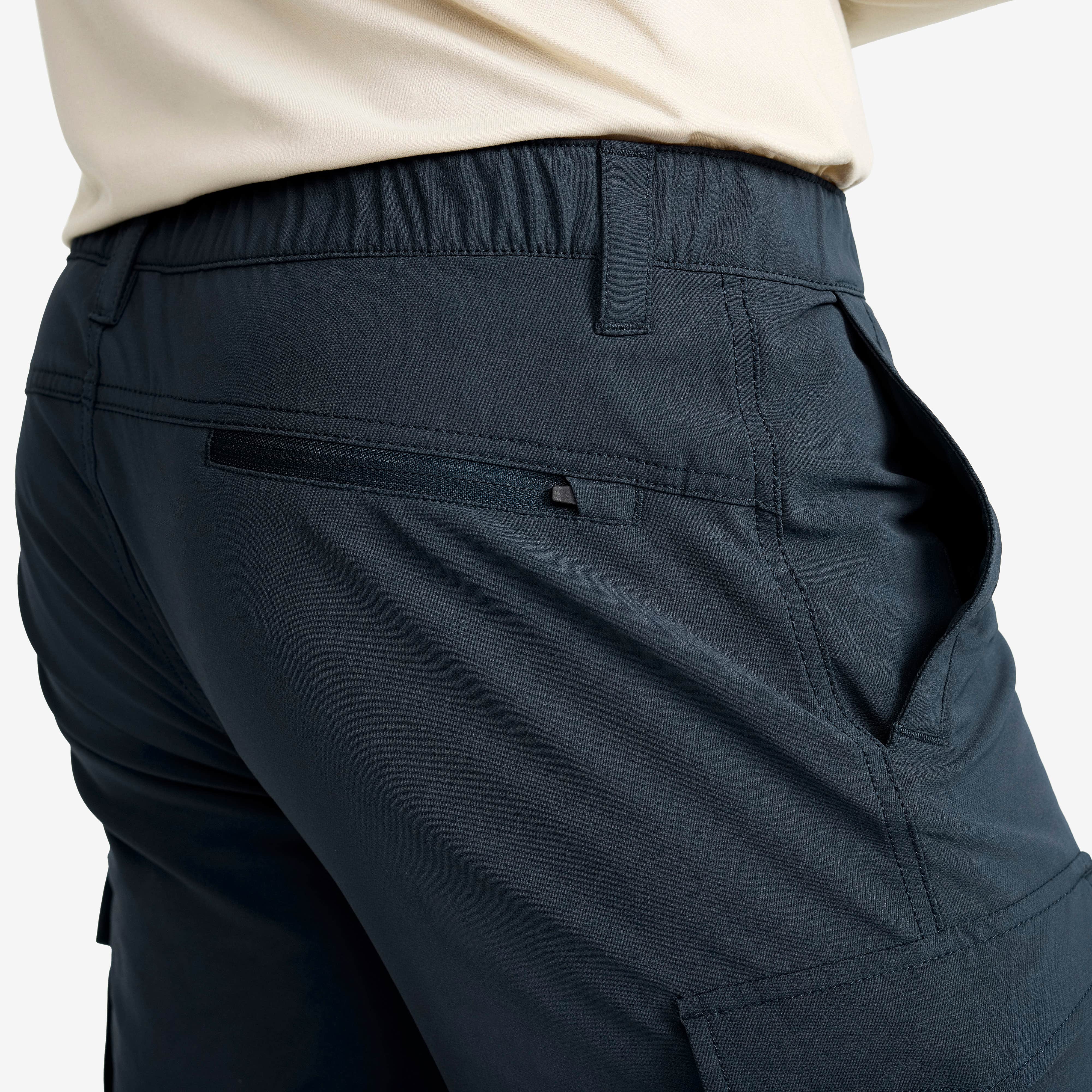 Adventure 3/4 Cargo Stretch Pants Herre Blueberry