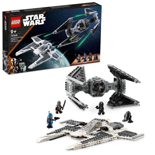 LEGO Star Wars Mandaloriansk Fang-Jager Mod TIE Interceptor - 75348