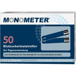 Monometer Blutzucker-Teststreifen
