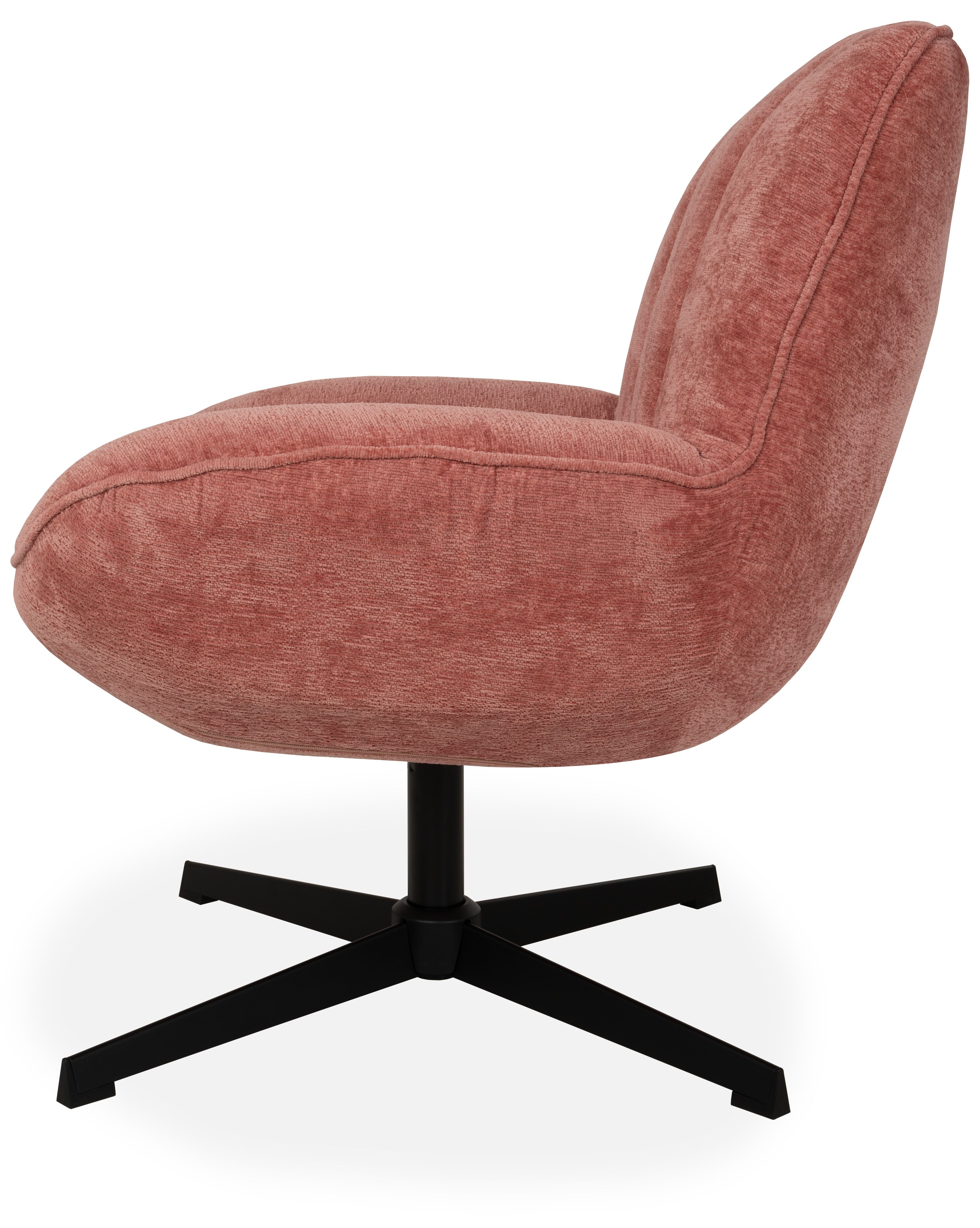 Draaifauteuil - old pink | 230318 Derby B75 x D72 x H80 cm