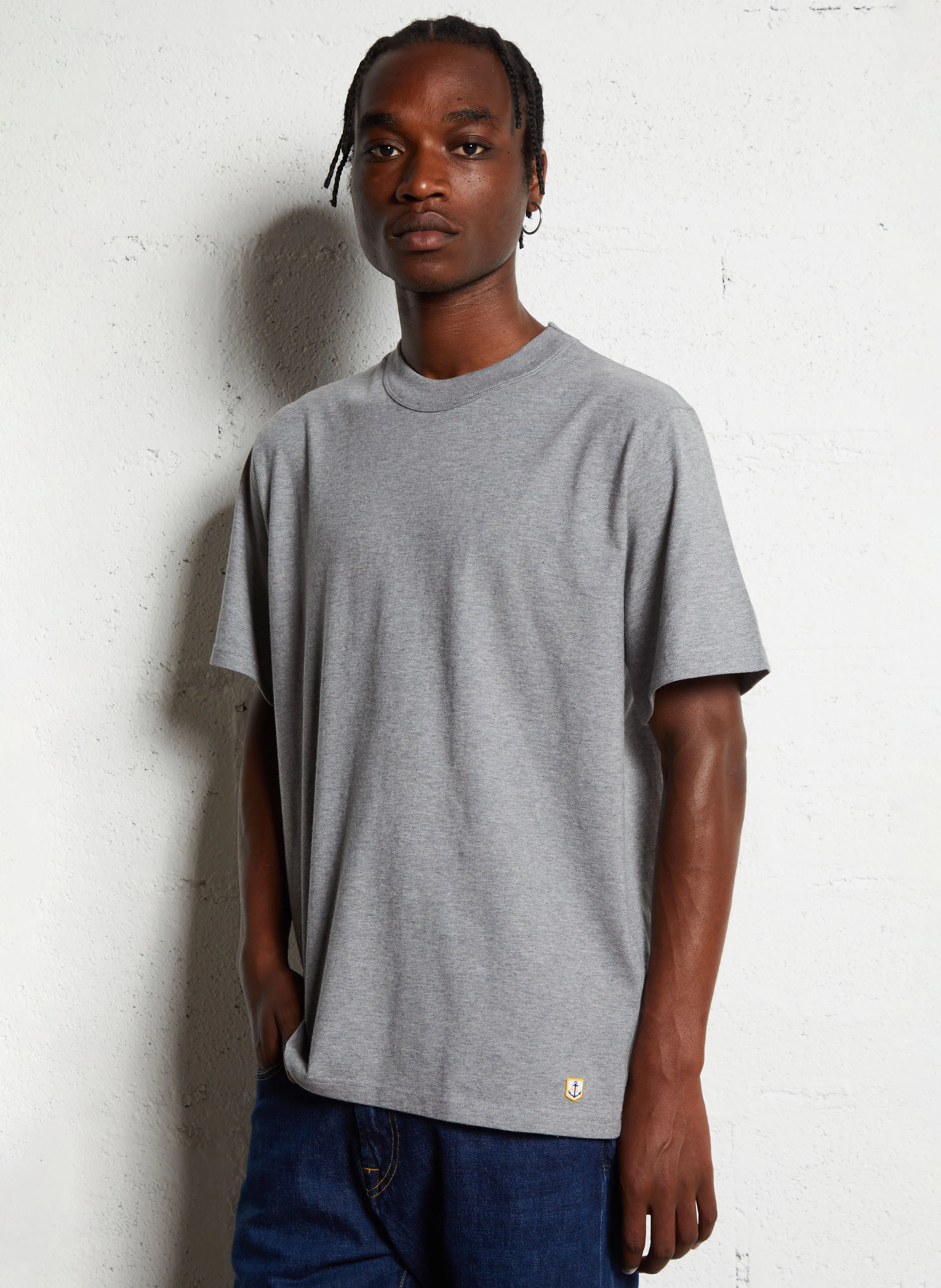 CALLAC - Tee-shirt droit ras du cou en coton bio | Multicolore