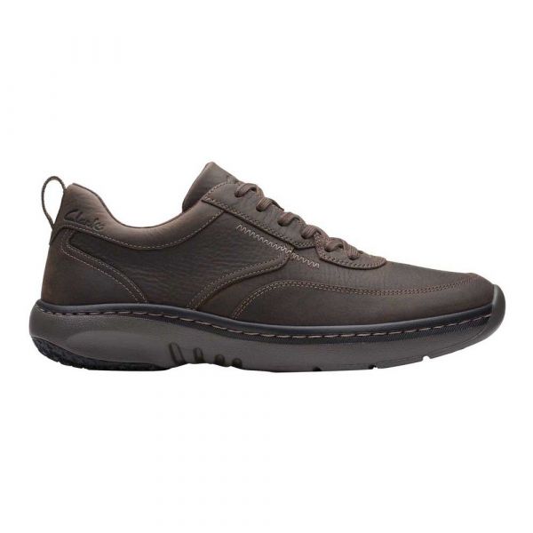 Clarks Shoes Sapatos Pro Lace Dark Brown Tumbled 43